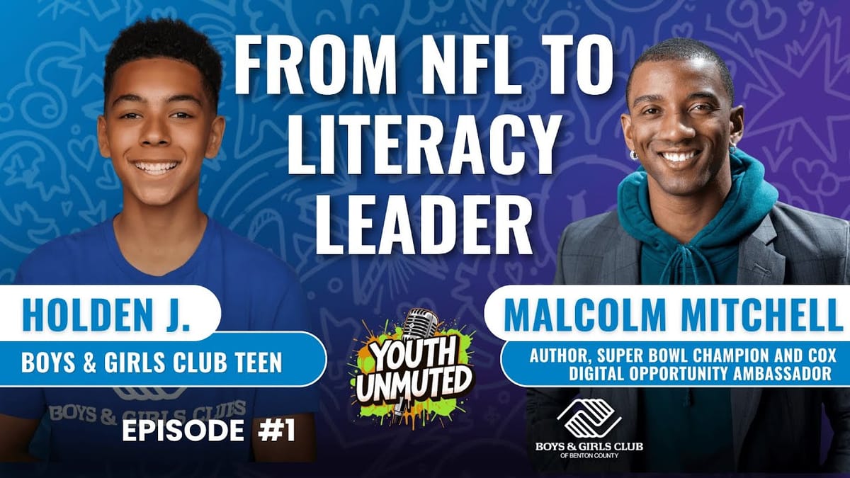 Ep. 1 - From NFL to Literacy Leader with Malcolm Mitchell